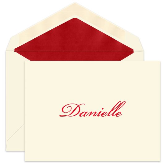 Vanity Foldover Note Cards